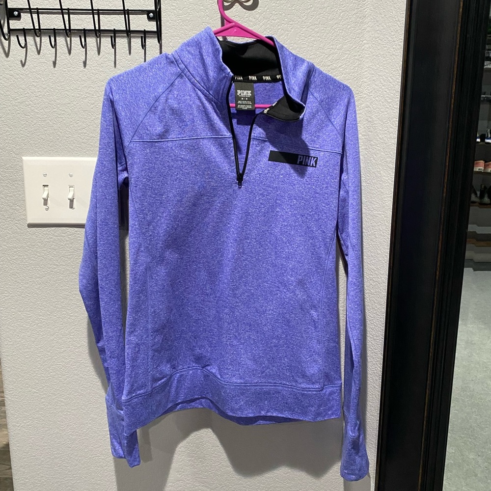 PINK 3/4 Zip Pullover